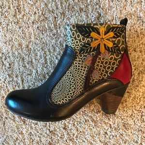 Spring Step “Dramatic” Ankle boots